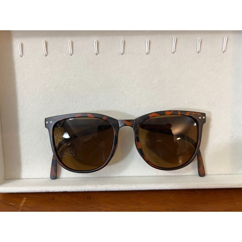Foldable Compact Tortoiseshell Sunglasses